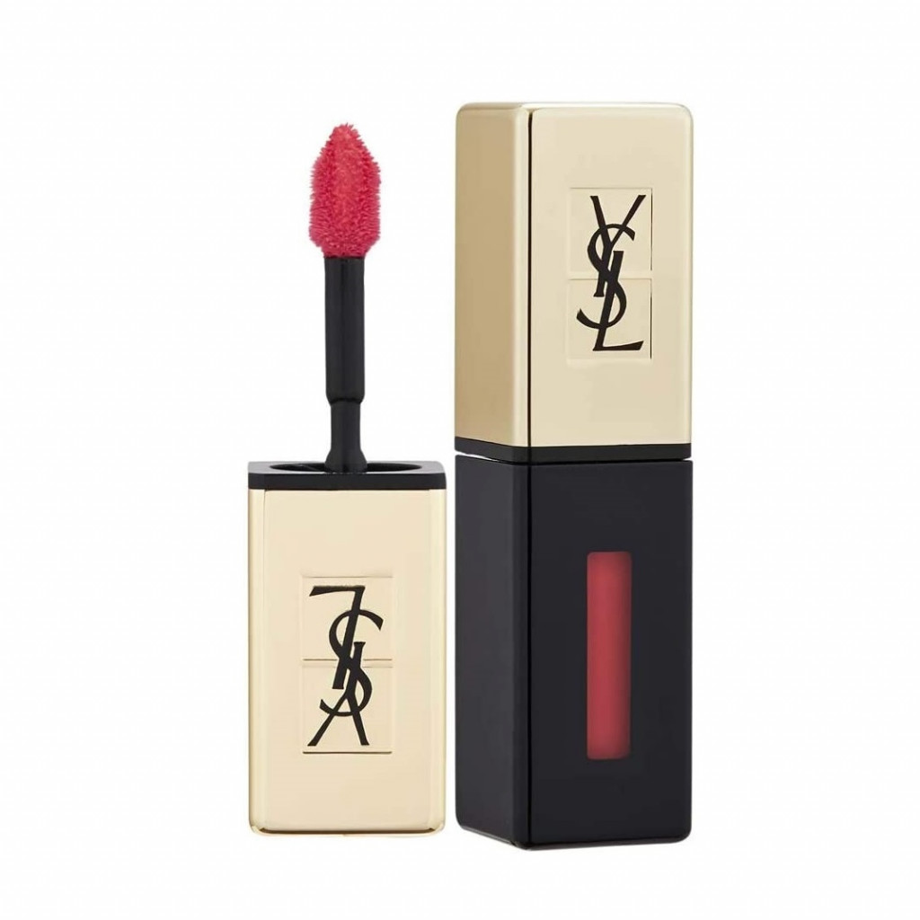 Yves Saint Laurent Rouge Pur Couture Vernis A Levres Glossy Stain - 12 Corail Acrylic