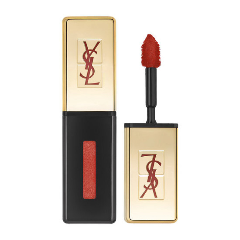 Yves Saint Laurent Rouge Pur Couture Vernis A Levres Glossy Stain - 7 Corail Aquatique