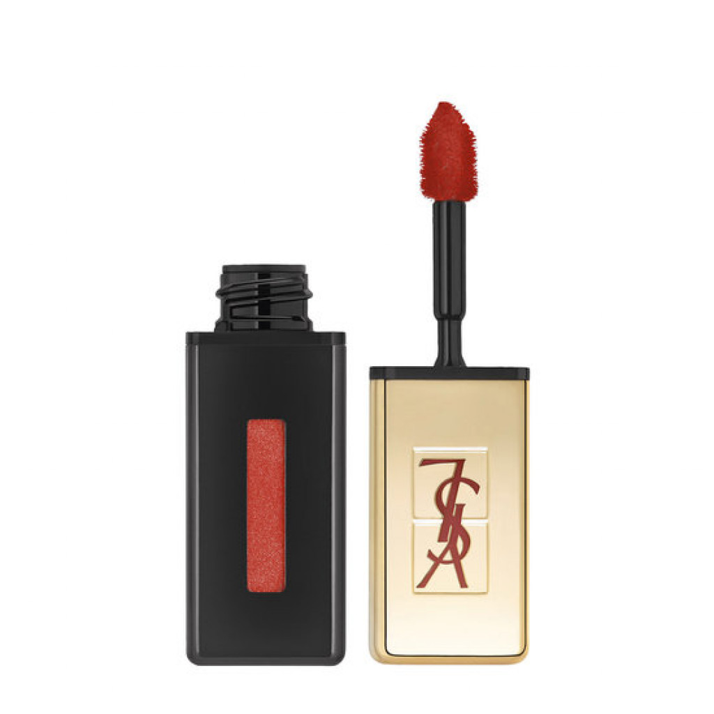 Yves Saint Laurent Rouge Pur Couture Vernis A Levres Glossy Stain - 7 Corail Aquatique